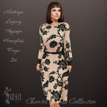 Second Life Marketplace - Virtue Chantel Dress {Nude}